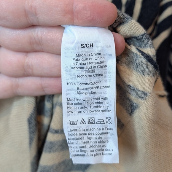 JCREW Classy TEDDIE zebra Small S Sweater Black and brown *So Soft* - Picture 5 of 10